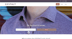 Desktop Screenshot of gestaltclothing.com