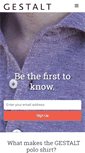 Mobile Screenshot of gestaltclothing.com